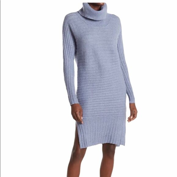 Stitchdrop Cowl Neck Knit Dress - Picture 1 of 8